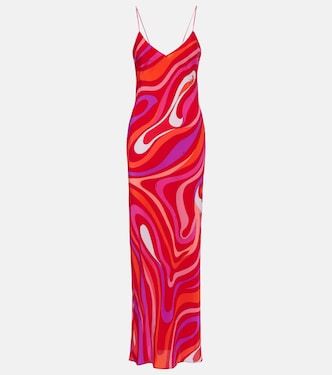Marmo silk slip dress | Pucci