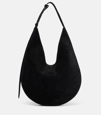 Medium suede shoulder bag | Aesther Ekme
