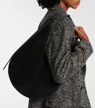 Medium suede shoulder bag | Aesther Ekme