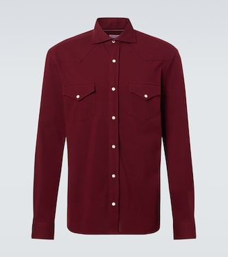 Chemise Western en coton | Brunello Cucinelli