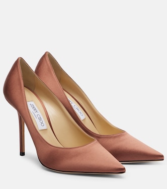 Love 100 satin pumps | Jimmy Choo