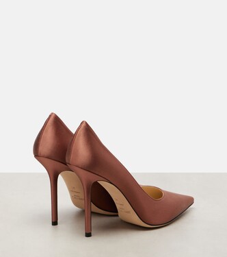 Love 100 satin pumps | Jimmy Choo