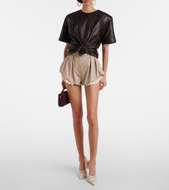 T-Shirt aus Leder | Magda Butrym