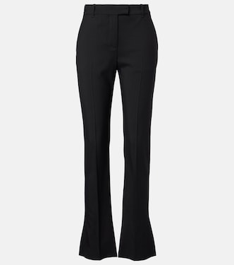 Pantalones de traje de gabardina de lana | McQueen