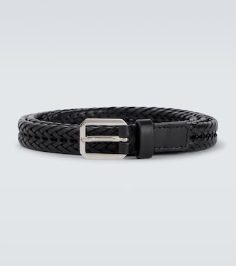 Braided leather belt | Tom Ford