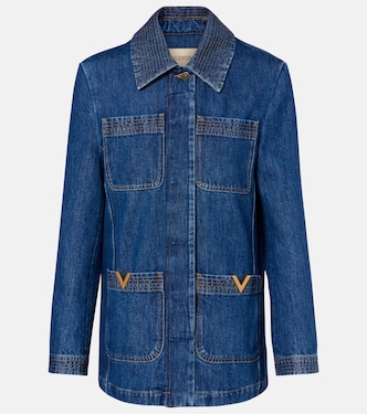 Feldjacke VGold aus Denim | Valentino
