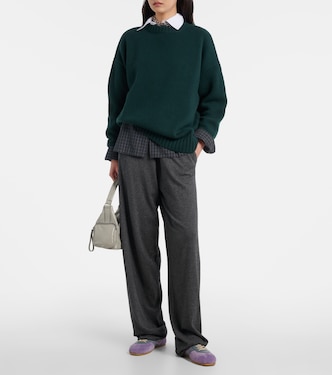 Lovely ribbed-knit cashmere sweater | Extreme Cashmere