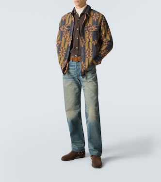 花卉条纹棉质提花衬衫 | RRL