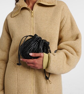 Leather clutch | Miu Miu