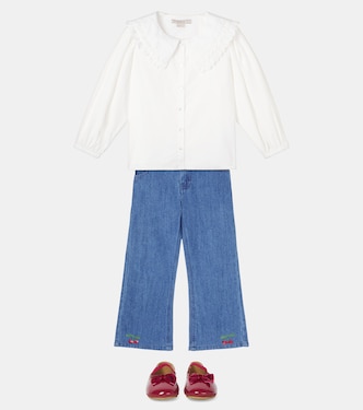 Coeur ruffled cotton shirt | Konges Sløjd