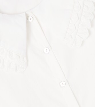 Camisa Coeur de algodón con volantes | Konges Sløjd