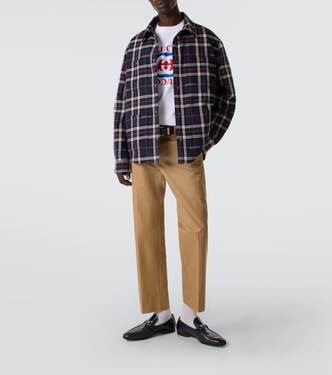 T-Shirt Interlocking G aus Baumwoll-Jersey | Gucci