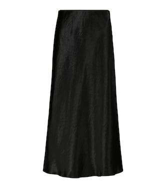 Leisure falda midi Alessio de satén | Max Mara