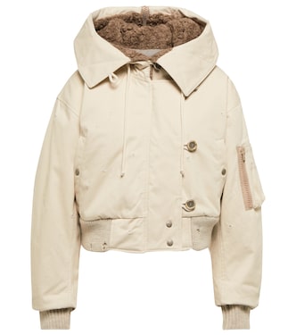 棉质帆布飞行员夹克 | Acne Studios