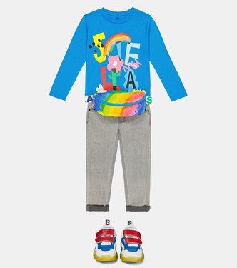 프린트 코튼 탑 | Stella McCartney Kids