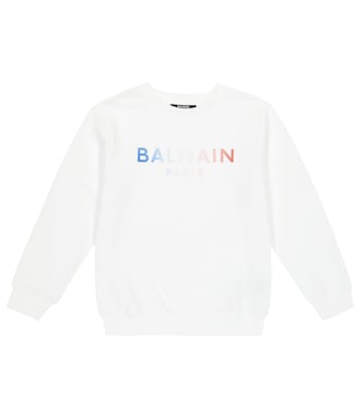Sudadera de algodón con logo | Balmain Kids