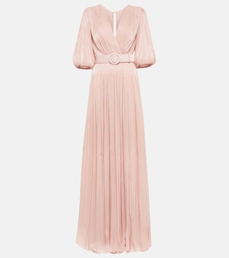 Robe Brennie aus Georgette | Costarellos