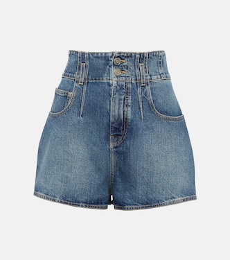 High-Rise Jeansshorts | Alaïa