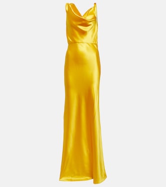 Maxikleid Sanderson aus Satin | Veronica Beard