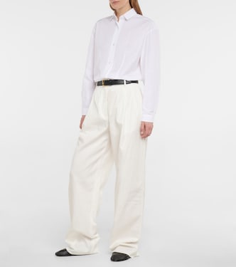 Pantalon Bufus à taille haute en coton | The Row