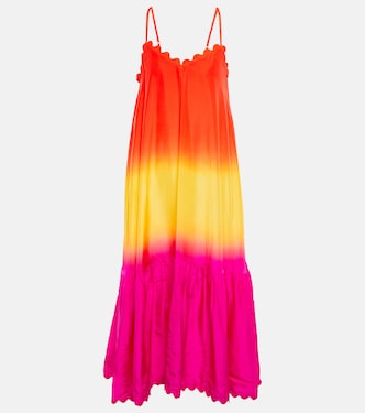 Dégradé silk midi dress | Juliet Dunn