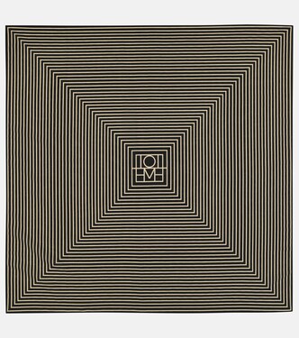 Pañuelo Monogram de algodón y seda | Toteme