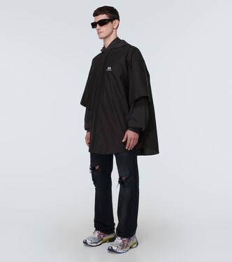 Camisa de popelín de algodón y forro polar | Balenciaga