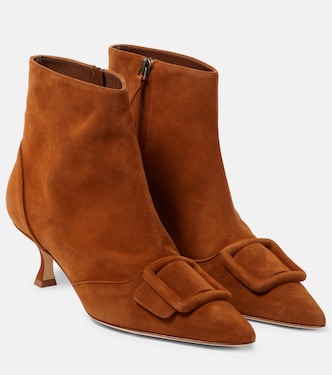 Stivaletti Baylow in suede | Manolo Blahnik