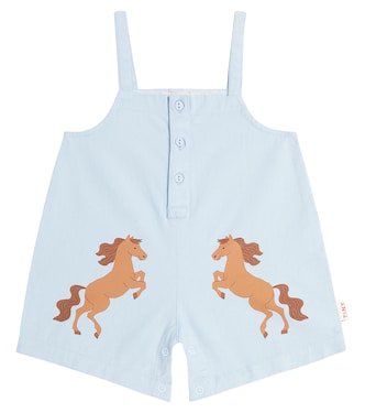 Baby - Tuta corta Horses in cotone | Tinycottons