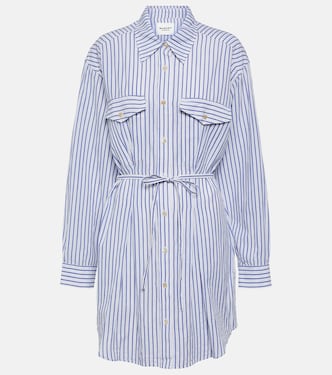 Liliane striped poplin shirt dress | Marant Etoile