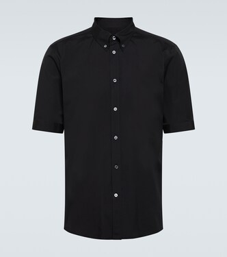 Cotton-blend poplin shirt | McQueen