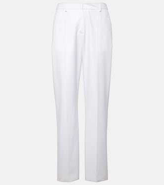 Pantaloni slim in cotone a vita bassa | Valentino