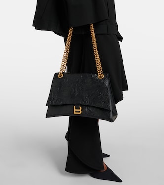 Borsa a spalla Crush Medium in pelle | Balenciaga