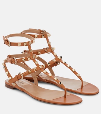 Sandales Rockstud en cuir | Valentino Garavani