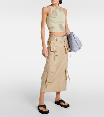 Jupe cargo en coton mélangé | Acne Studios