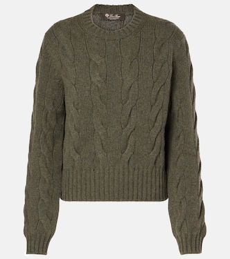 Pullover Napier in cashmere a trecce | Loro Piana