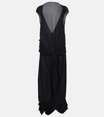 Draped jersey maxi dress | JW Anderson