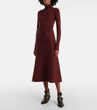 Gonna midi Freddie in cashmere e seta | Gabriela Hearst