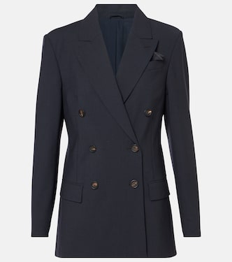 Blazer in misto lana | Brunello Cucinelli