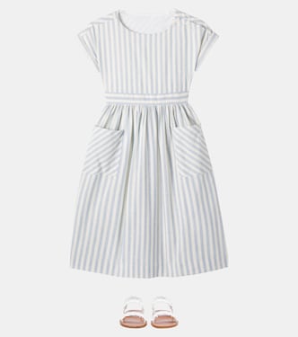 Robe Edelweiss rayée en coton | Bonpoint