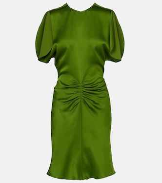 Ruched crêpe minidress | Victoria Beckham