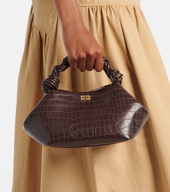 Sac Bou Small en cuir embossé | Ganni