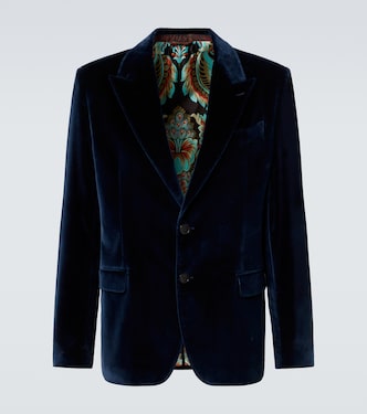Cotton velvet blazer | Etro