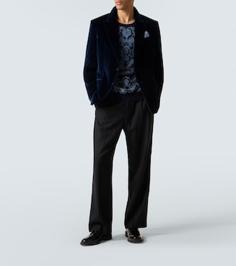 Cotton velvet blazer | Etro