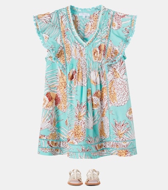 Robe Camelia à fleurs | Poupette St Barth Kids