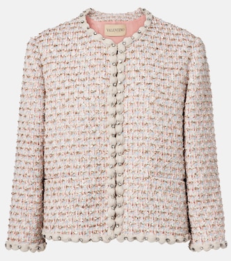 Jacke aus Tweed mit Kristallen | Valentino