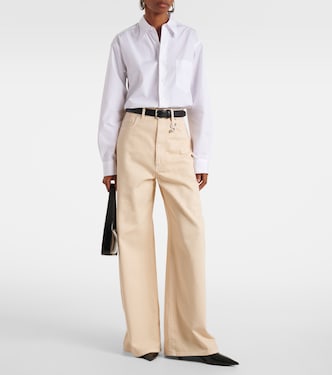 High-Rise Wide-Leg Jeans Siamese | Sportmax