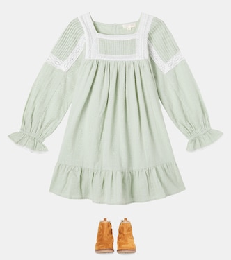 Kleid Laureline aus Baumwolle mit Spitze | Louise Misha