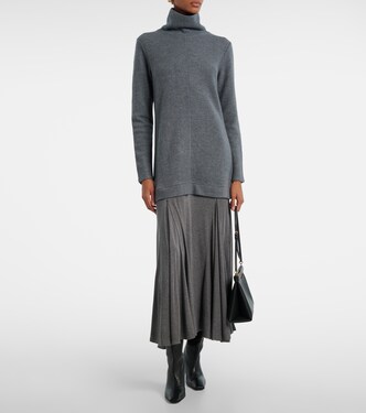 Maxikleid aus einem Wollgemisch | Xu Zhi