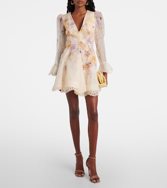 Robe Memento en lin et soie | Zimmermann